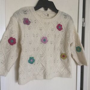 SFERA toddler sweater open knit pullover24 mos EUC